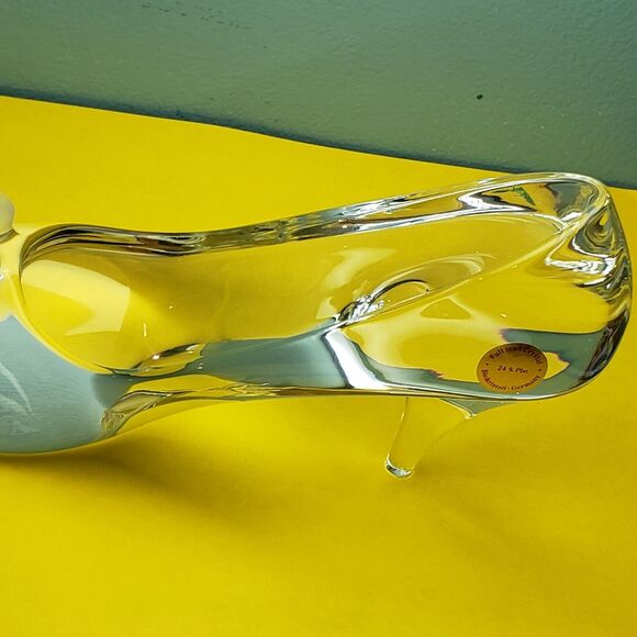 Disney Cinderella Glass Slipper Shoe Bleikristall Germany Lead Crystal - Picture 5 of 12